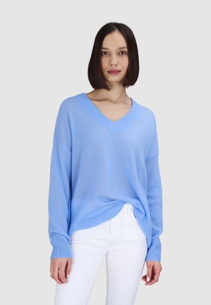 V-NECK AMARA - Pullover - cornflower