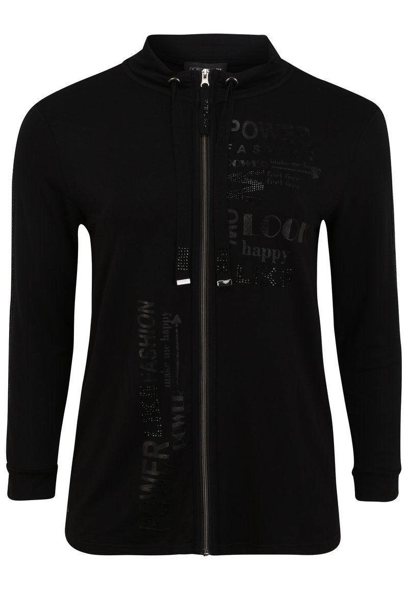 DORIS STREICH Felpa Con Zip Schwarz nero Zalando it