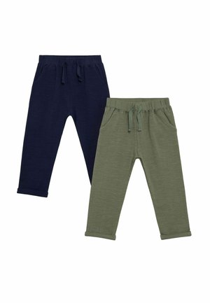 JoJo Maman Bébé REGULAR FIT - 2-PACK - Spodnji deli trenirk - green