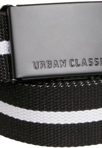 Urban Classics SINGLE - Ceinture - black/white stripe black