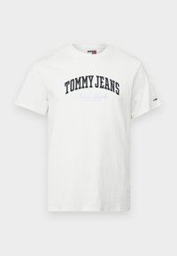 VARSITY POP TEE - Tricou cu imprimeu - ecru