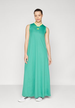 TIRO CUT 3 STRIPES SOFT LONG - Vestito lungo - semi court green