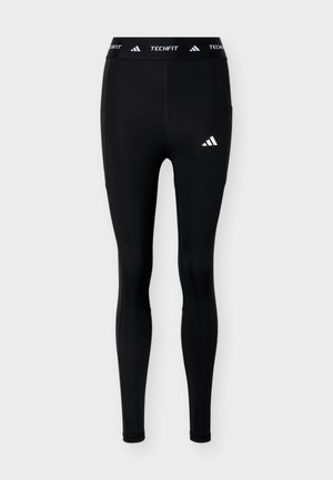 adidas Performance, TECHFIT STASH POCKET FULL LENGTH LEGGINGS - Leggings - black