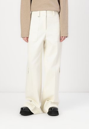 TENERIA - Cargo trousers - open white