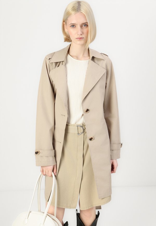 VILAURA - Trenchcoat - simply taupe4