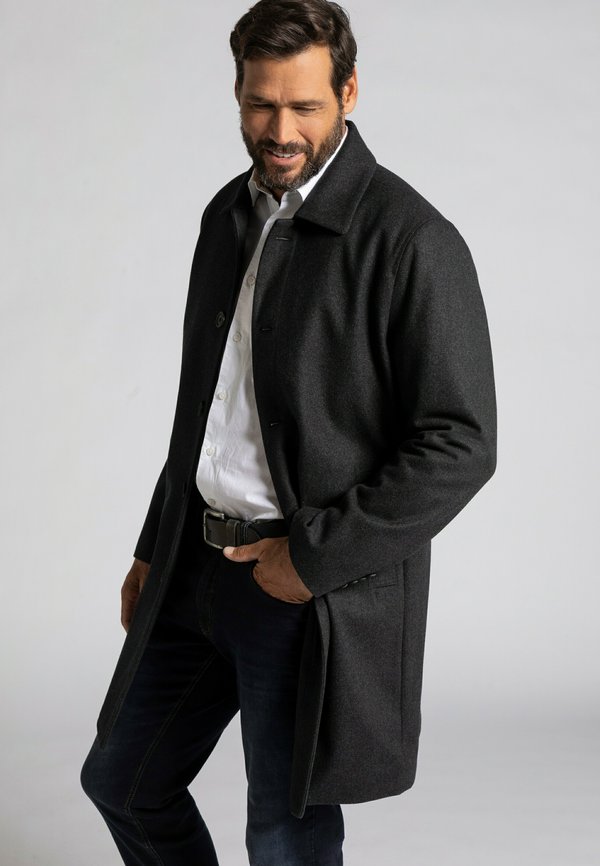 Klassischer Mantel - anthracite