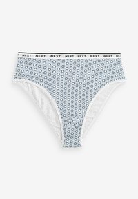Next RICH LOGO KNICKERS 4 PACK - Slip - white blue geo print