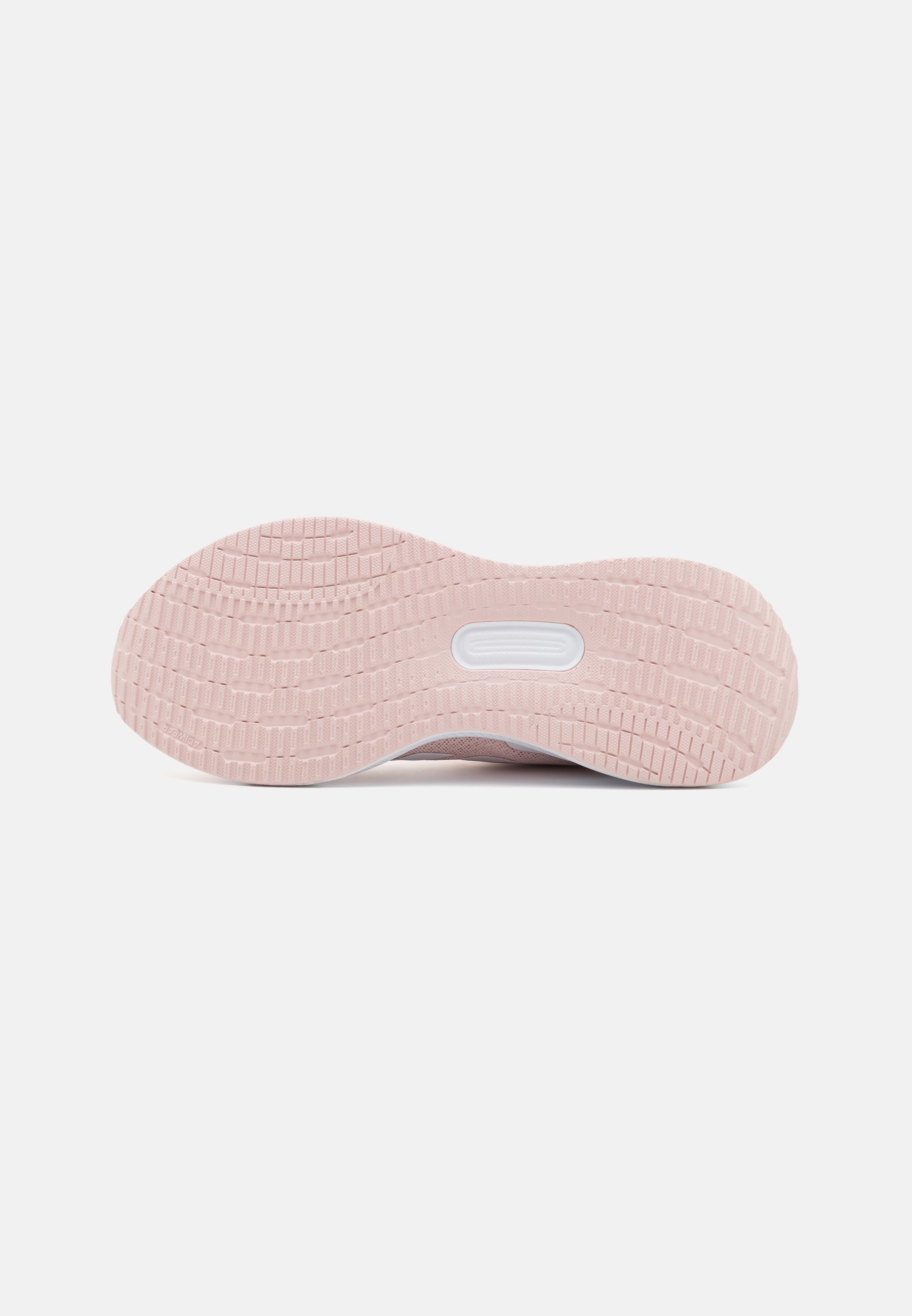 adidas Performance RUNFALCON - Road running shoes - sandy pink/cloud  white/core black/sand - Zalando.co.uk