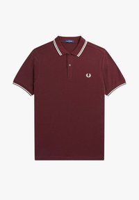 Fred Perry RIBETE DOBLE - Polo - oxblood