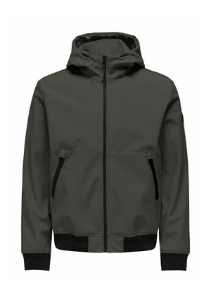 Only & Sons, ONSBOWIE SOFTSHELL BOMBER NOOS - Outdoorjacke - beluga