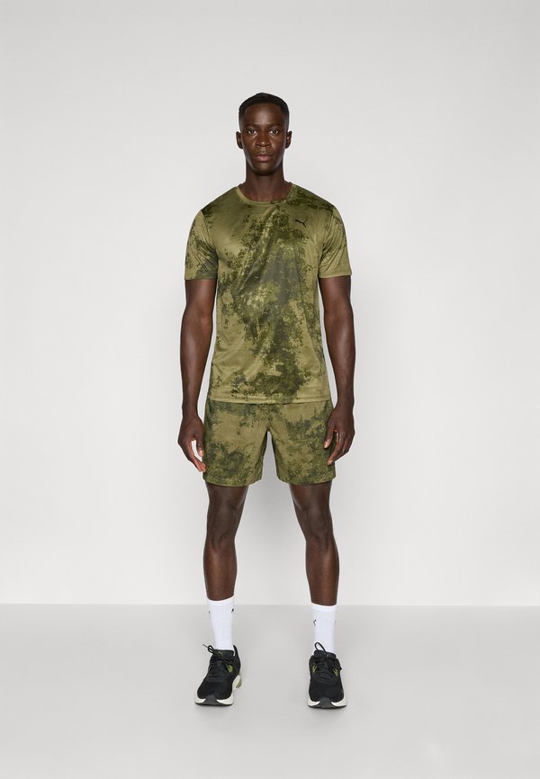 ESSENTIALS TEE - Sports T-shirt - dark olive3