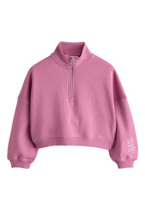 Next REGULAR FIT - QUARTER ZIP SWEATSHIRT . - Sweatshirt - dusky pink