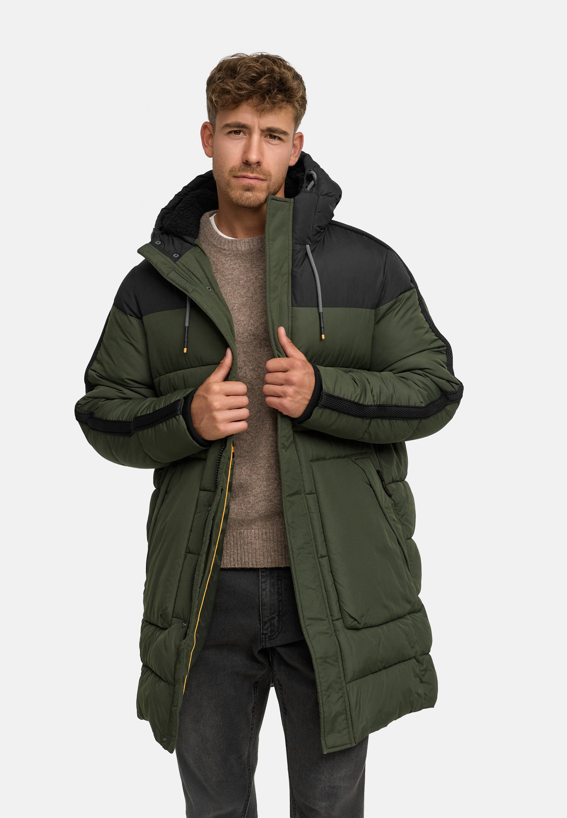 Indicode Heren Leugene Coat | Herenjas met verborgen
