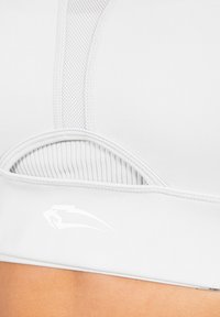 Smilodox CROP FASTLANE - Maglietta a manica lunga - hellgrau