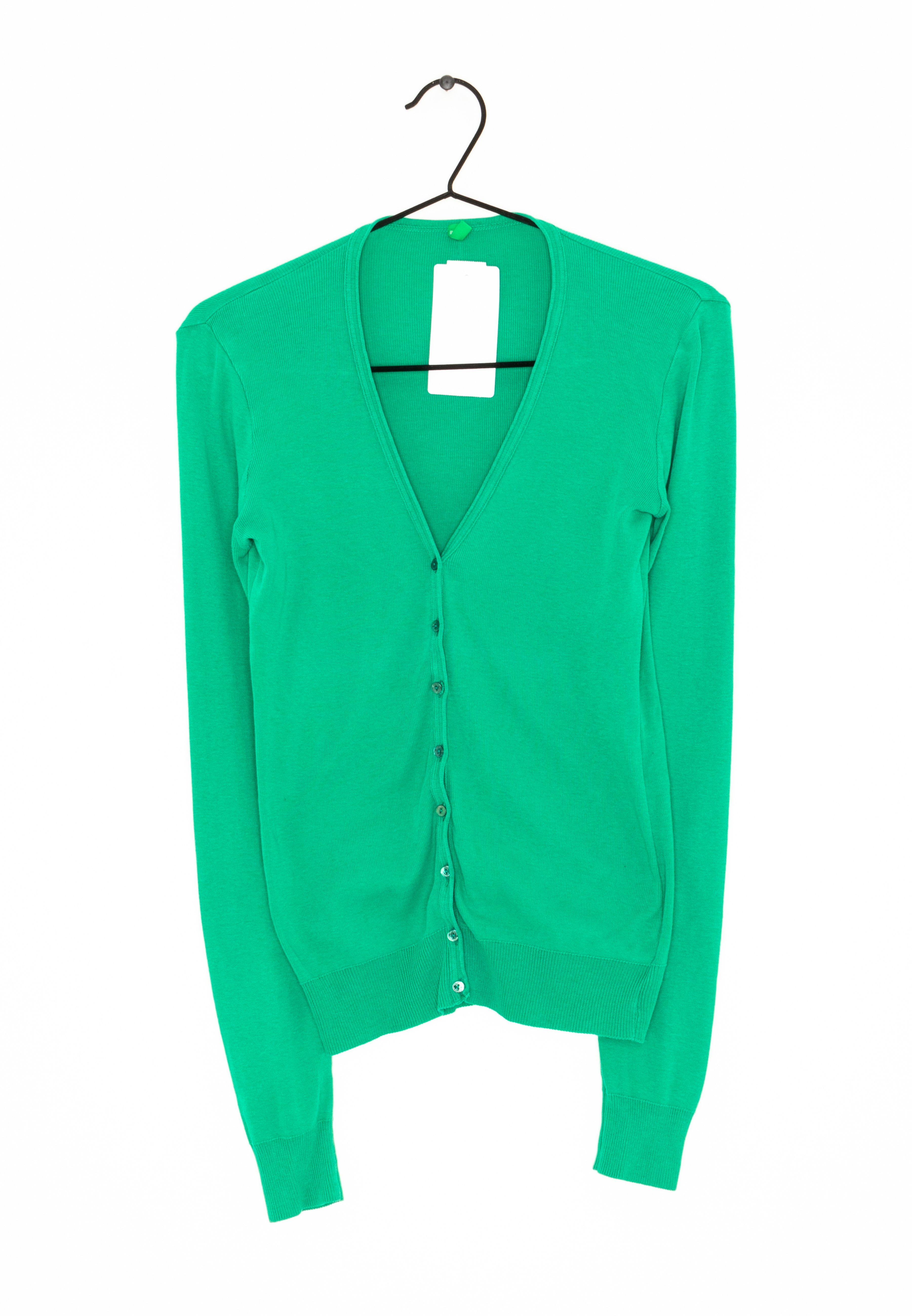 Benetton Vest - green/groen - (Pre-owned) - Zalando.nl