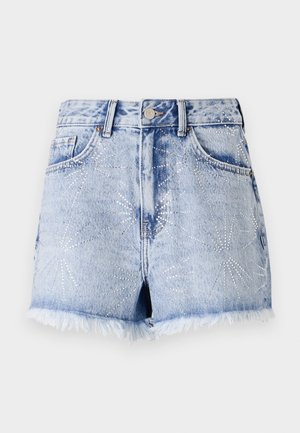 ONLY ONLGABI - Denim shorts - light blue denim