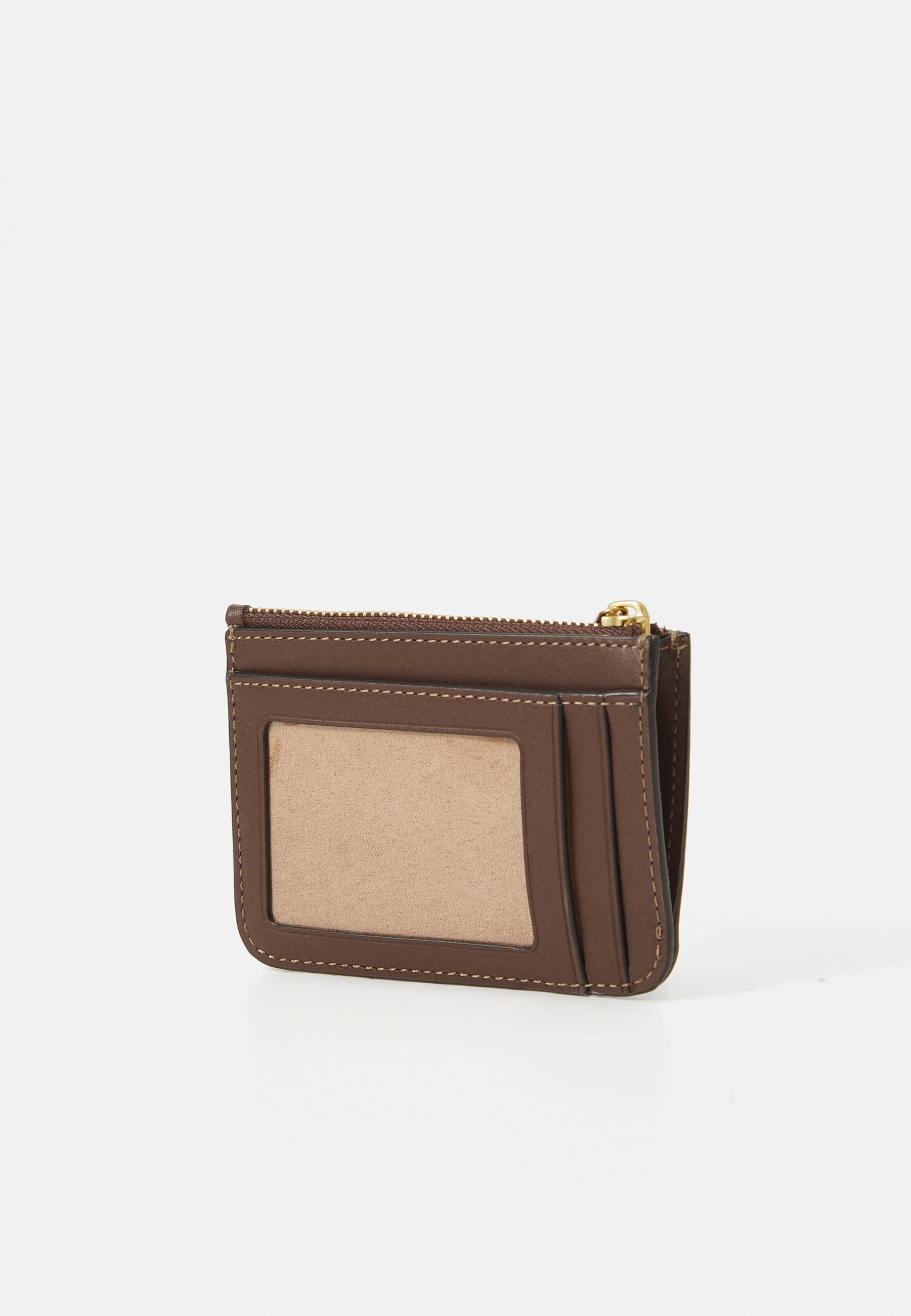 COACH SIGNATURE ESSENTIAL MINI ID CARD CASE - Portemonnee - oak