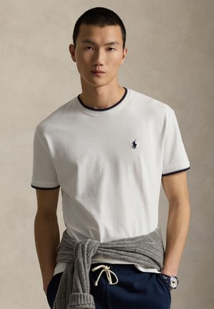 CLASSIC FIT STRETCH MESH T-SHIRT - Basic póló - white