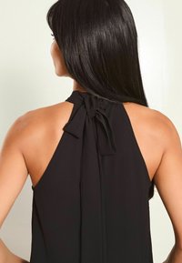 Lipsy BOW DETAIL HALTER   - REGULAR FIT - Palaidinė - black