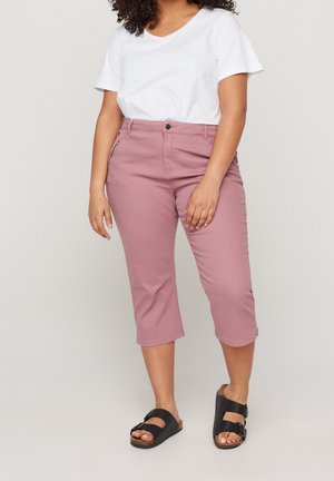 Zizzi Jeans Shorts - light red