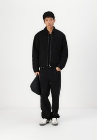 BDG Urban Outfitters REX WORKER JACKET UNISEX - Džínová bunda - black