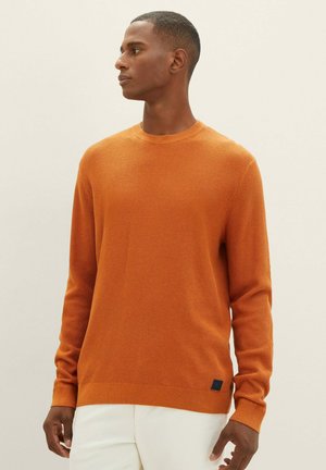 TOM TAILOR Maglione - tomato cream orange melange