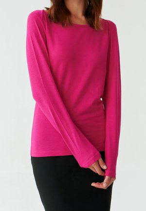 T-shirt à manches longues - mottled red