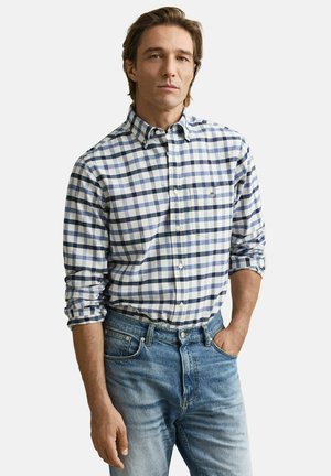 CHECK - Hemd - faded denim