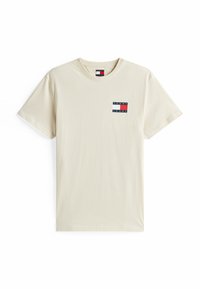SLIM ESSENTIAL FLAG TEE - T-shirt con stampa - beige