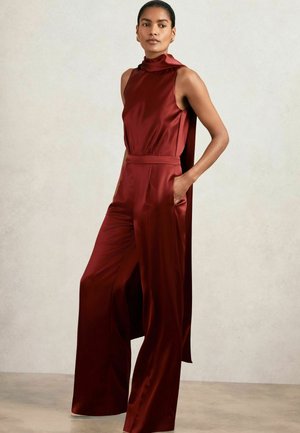 REGULAR FIT - FARAH SASH - Jumpsuit - dark red