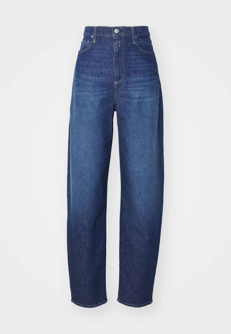 Replay Relaxed fit jeans donkerblauw denim