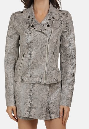 Veste en similicuir - multi-coloured