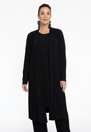 YOEK MIT DRUCK - Gilet - black