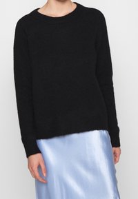 Selected Femme Strickpullover - black
