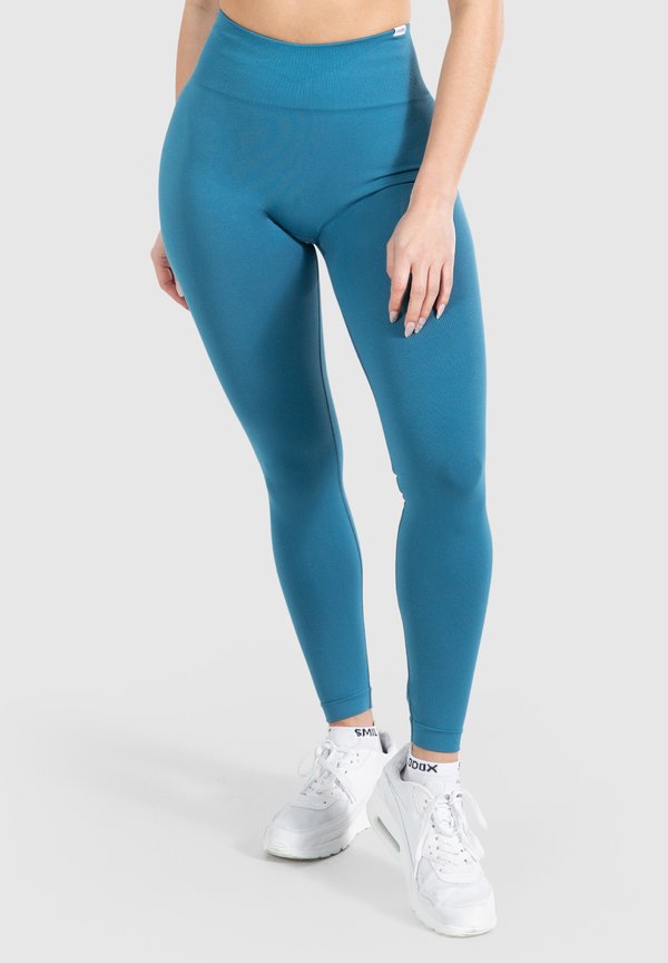 AMAZE PRO HIGH WAIST SEAMLESS - Tights - petrol