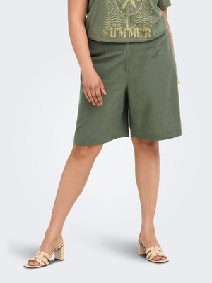 ONLY Carmakoma Shorts - smokey olive
