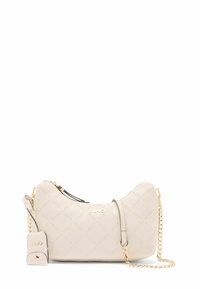 WITH LOGO - Taška s příčným popruhem - off white