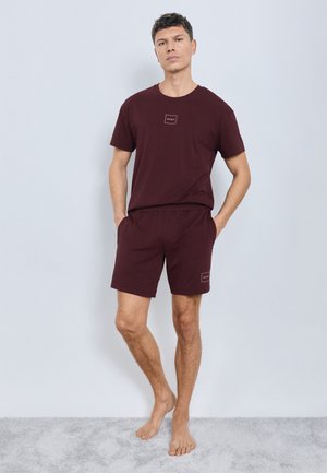 LAZE SHORTS - Pyjamahousut/-shortsit - open brown