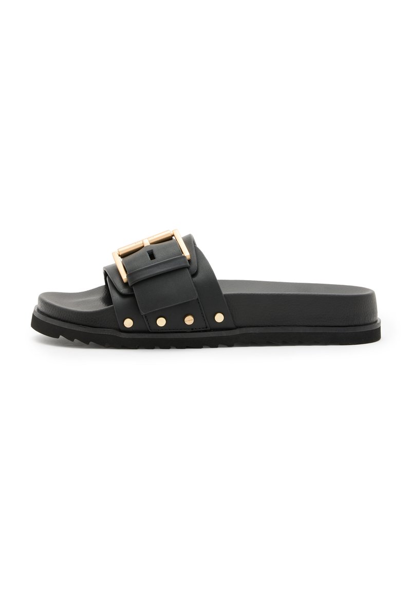 AllSaints ELLIE STUD - Platt slip-in - black