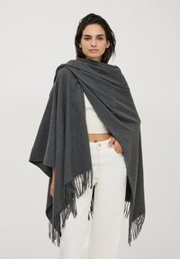 Terranova MANTELLA TINTA UNITA - Giacca da mezza stagione - grigio scuro melange