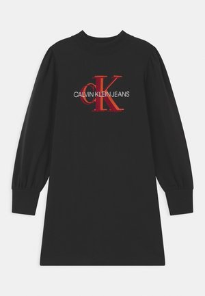 OVERLAPPING MONOGRAM - Hverdagskjole - black