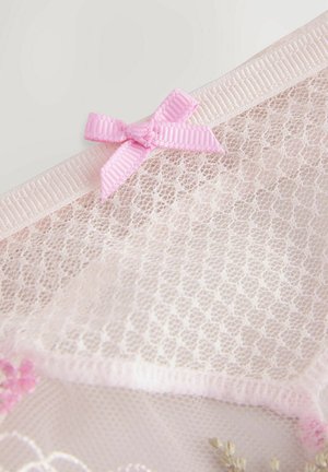 Next PREMIUM EMBROIDERY - String - pink cream