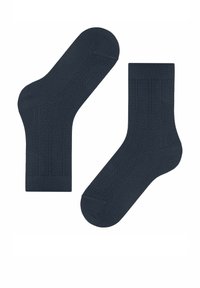 FALKE NEEDLEPOINT - Socken - space blue