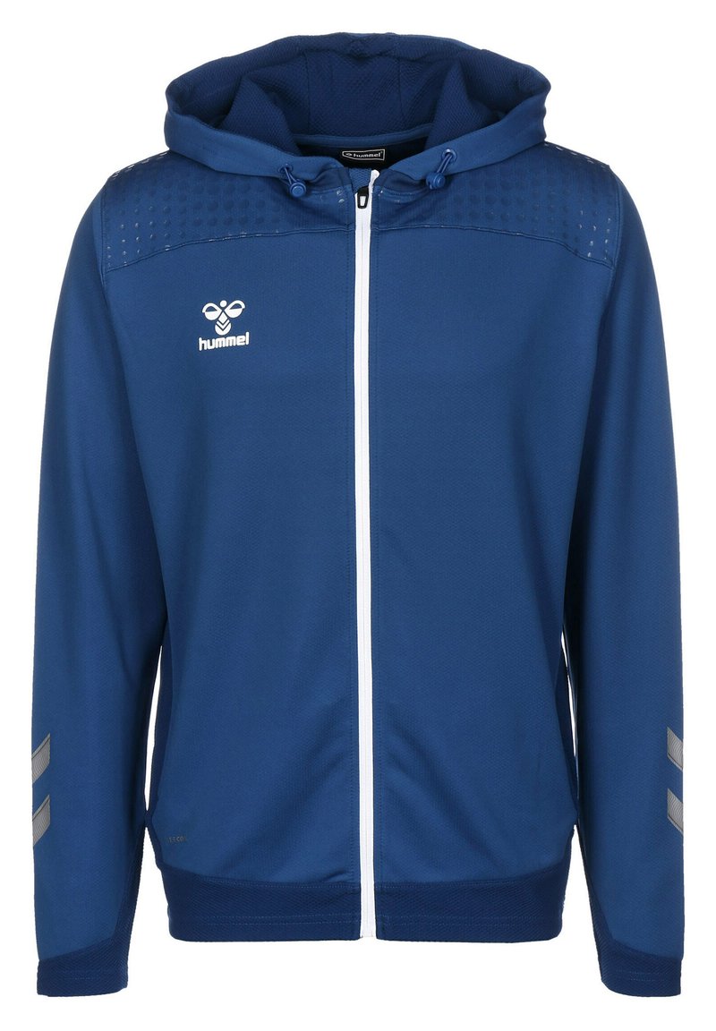 Hummel Sweater met rits donkerblauw