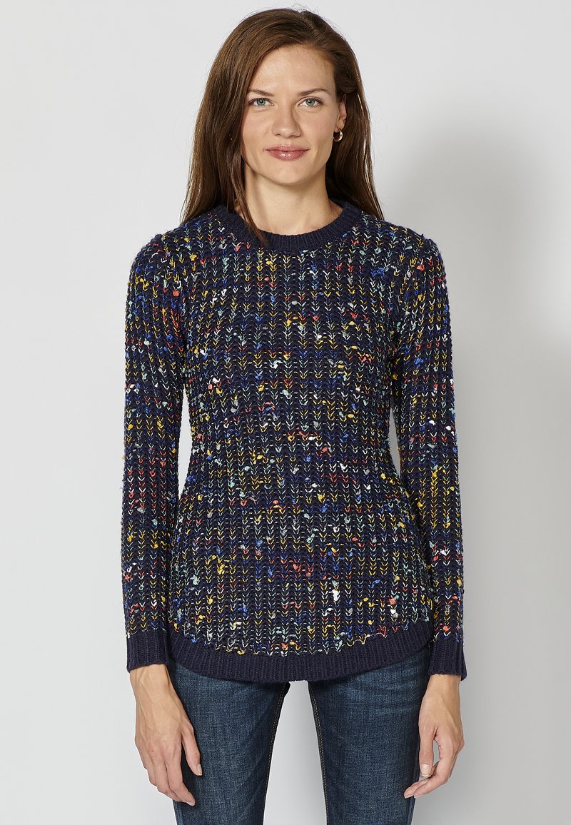 Koroshi Strickpullover - navy