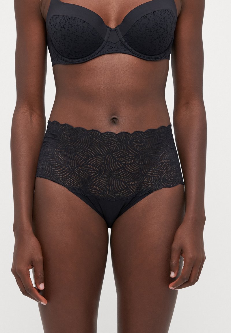 Chantelle HIGH WAIST BRIEF  - Braguitas - black