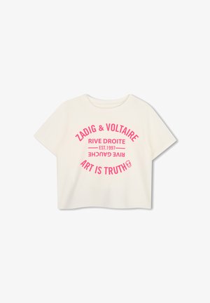 Zadig & Voltaire, SHORT SLEEVES TEE-SHIRT - T-shirt imprimé - off white