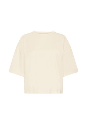 ICHI, IHPALMER EX LOOSE SHORT SLEEVE - T-shirt basique - birch melange