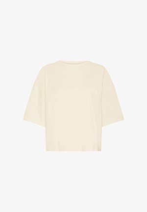 ICHI, IHPALMER EX LOOSE SHORT SLEEVE - T-shirt basique - birch melange