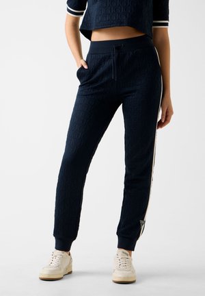 JOGGING -PRÄGELOGO - Pantalon de survêtement - dunkelblau
